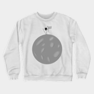 Little Man on the Moon Crewneck Sweatshirt